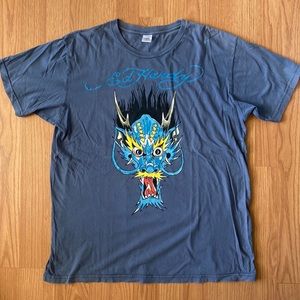 ❤️ Ed Hardy by Christian Audigier Dragon Tee Size Large